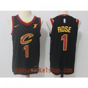 NBA Cleveland Cavaliers Trikot Derrick Rose 1 Nike 2017-18 Schwarz Swingman - Herren